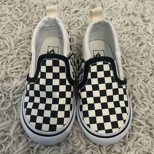 Vans Toddler Classic Slip-On V Checkerboard Shoe Size 7